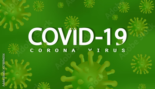 animation virus background design