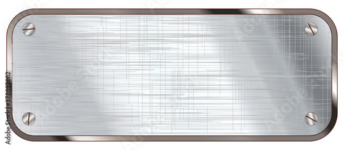 Blank Metal Plaque