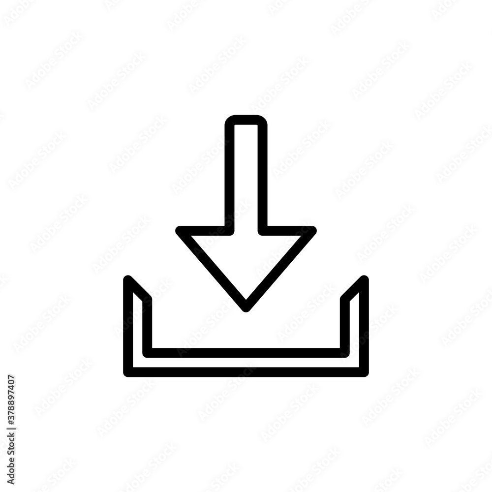 Download Icon Design Vector Template Illustration Download Icon Design Vector Template Illustration