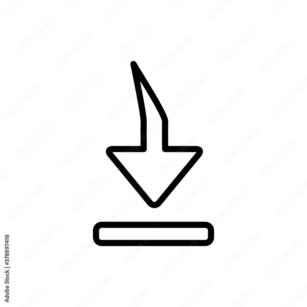 Download Icon Design Vector Template Illustration Download Icon Design Vector Template Illustration