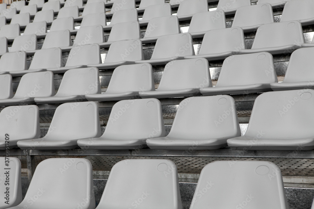 Fototapeta premium empty stadium seats