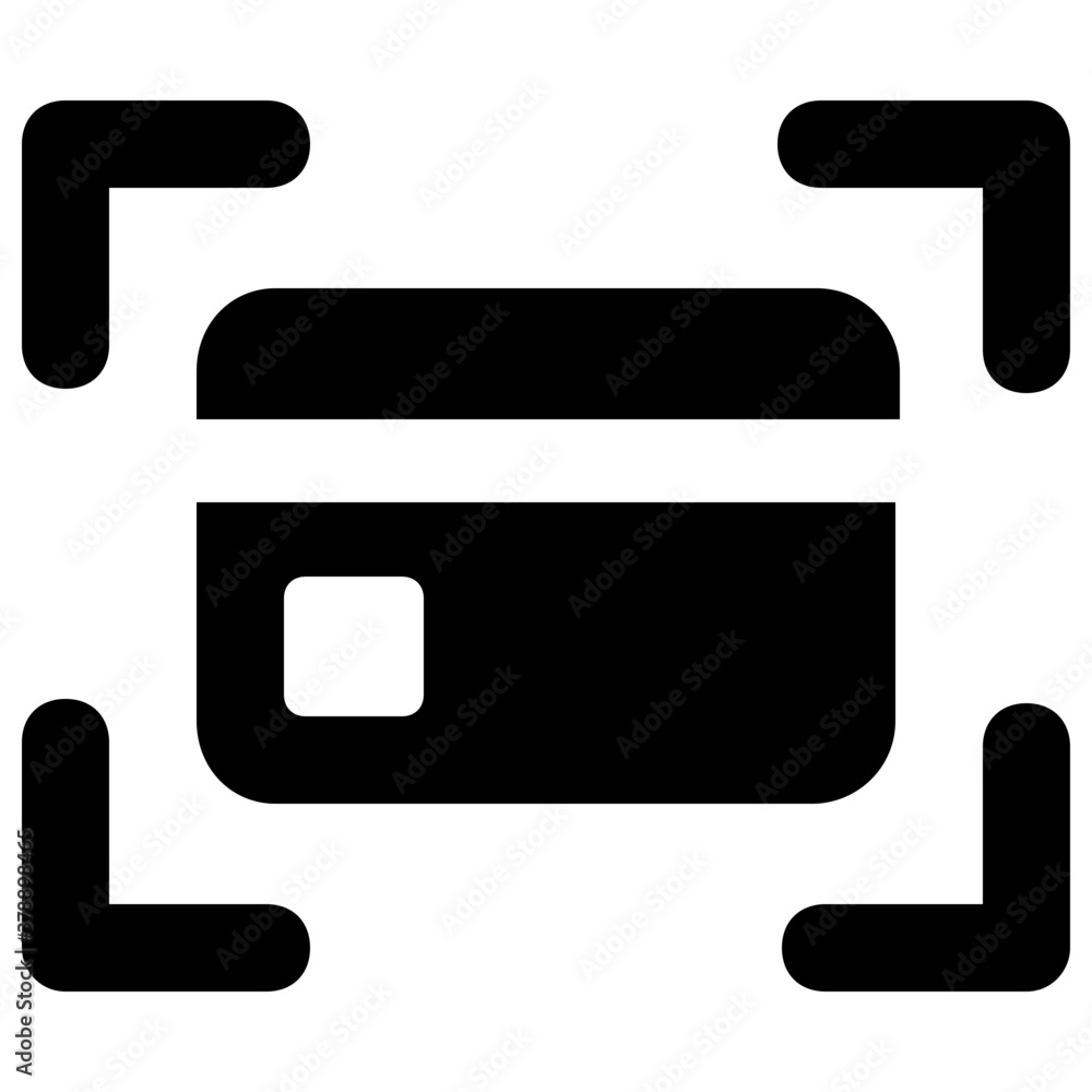 Vector of credit focus in editable filled style
Vector of credit focus in editable filled style