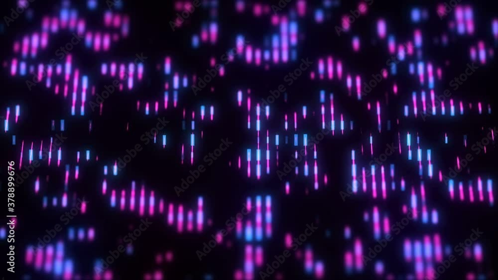 4K Abstract Technology Background. Gaming. Music animated template. Neon lines. Isolated on black. 4K Abstract Technology Background. Gaming. Music animated template. Neon lines. Isolated on black.