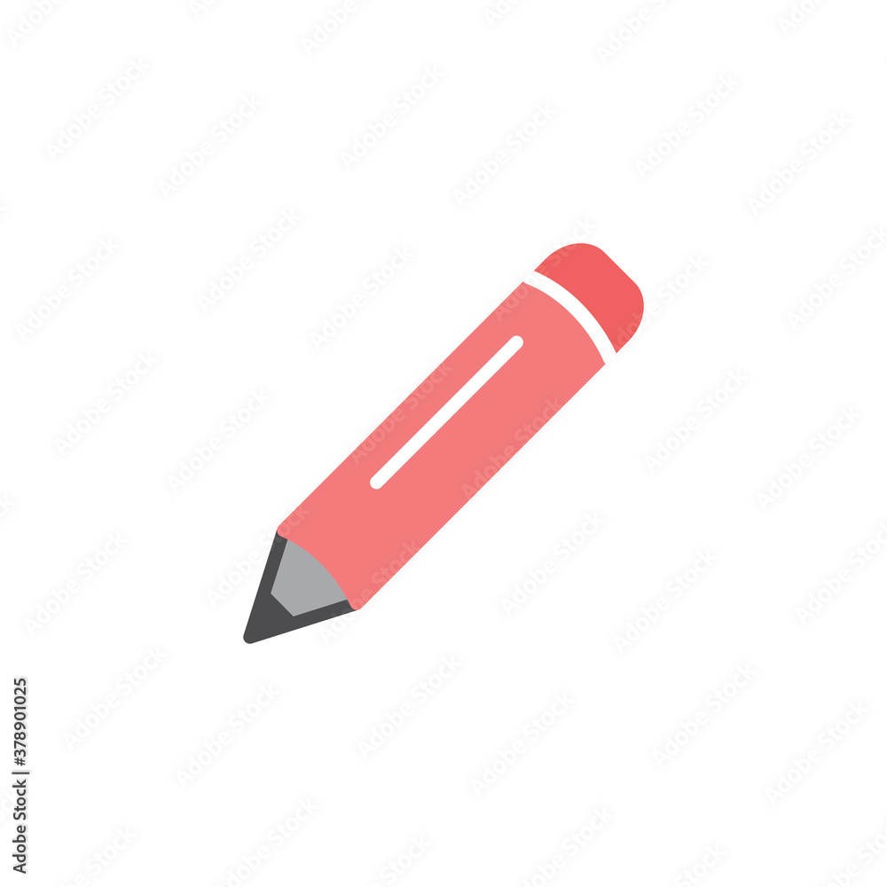 Pencil Icon Design Vector Template Illustration Pencil Icon Design Vector Template Illustration