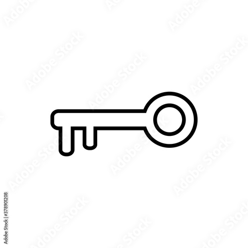Key Icon Design Vector Template Illustration