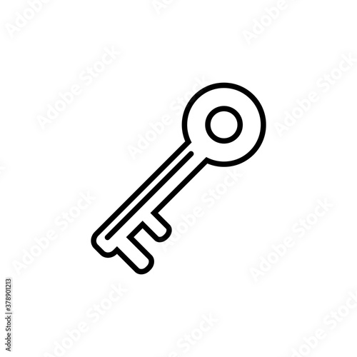 Key Icon Design Vector Template Illustration