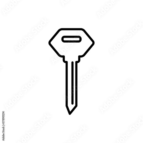 Key Icon Design Vector Template Illustration