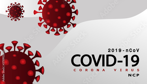 animation virus background design