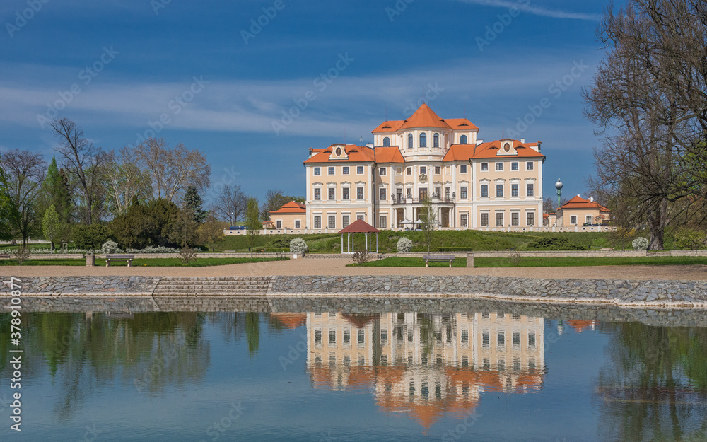 Czech Liblice Chateau near Prague city. Czech Liblice Chateau near Prague city.