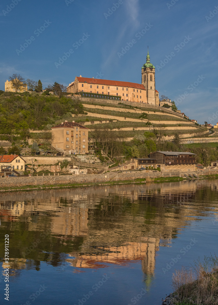Melni castle in the Czech republic near Prague.