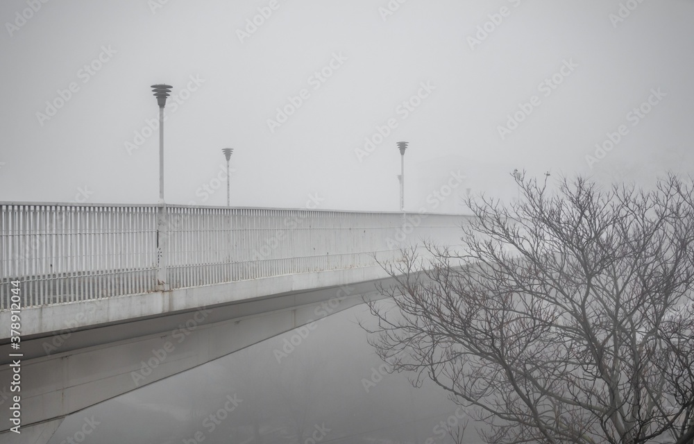 Mother-in-law bridge in Odessa, Ukraine