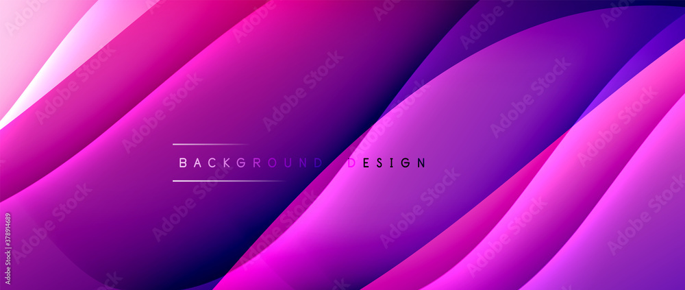 Fluid gradient waves with shadow lines and glowing light effect, modern flowing motion abstract background for cover, placards, poster, banner or flyer Fluid gradient waves with shadow lines and glowing light effect, modern flowing motion abstract background for cover, placards, poster, banner or flyer