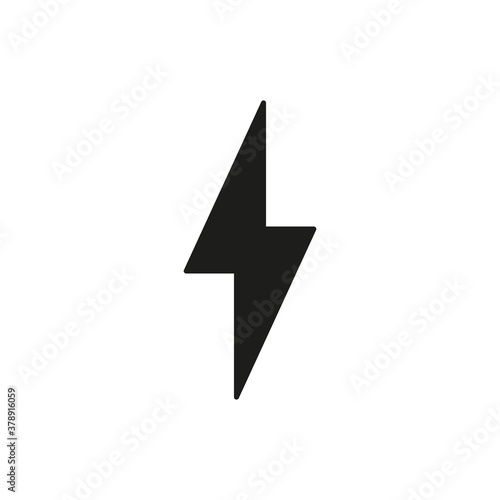 Free Download Power charging icon. Lightning. Simple vector illustration on a white background - GFXLoad