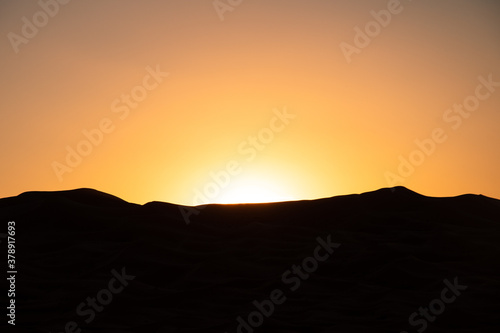Sunrise over the Sahara