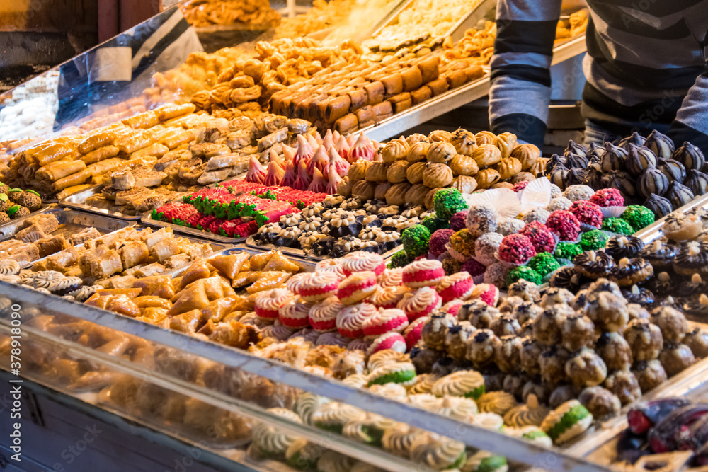 Sweet shop in Marrakech