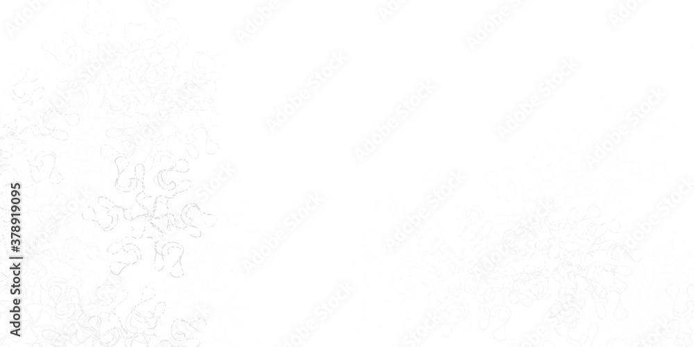 Fototapeta premium Light gray vector background with lines.