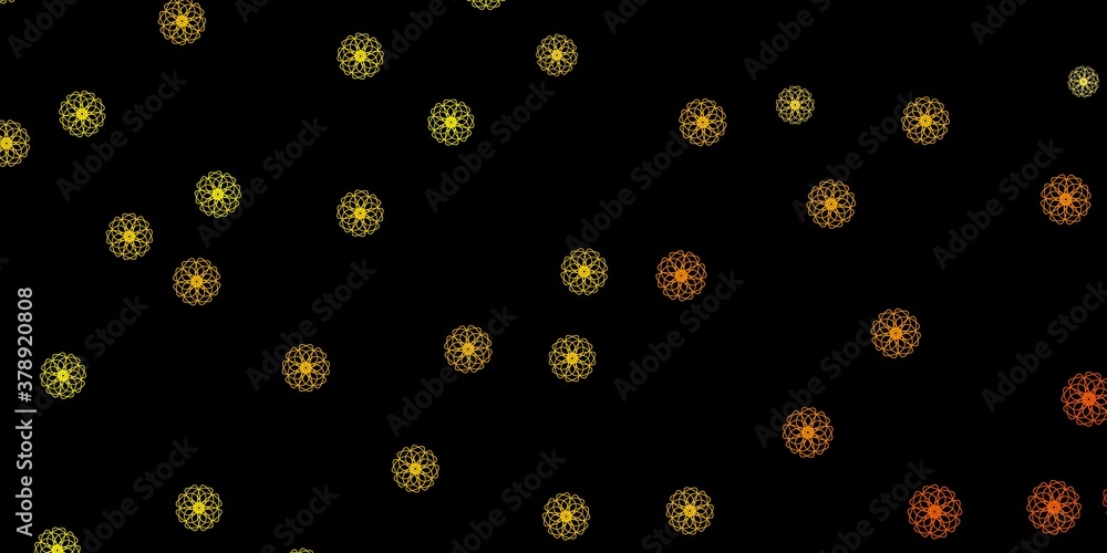 Dark Orange vector template with abstract forms. Dark Orange vector template with abstract forms.