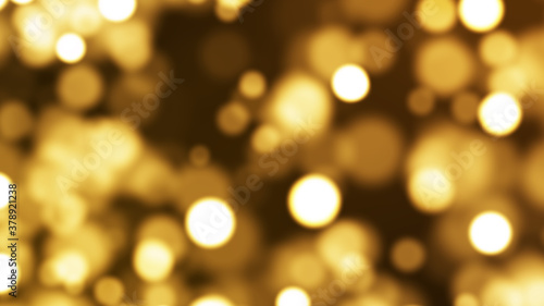 玉ボケ背景　金色