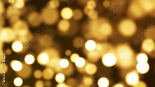 玉ボケ背景　金色