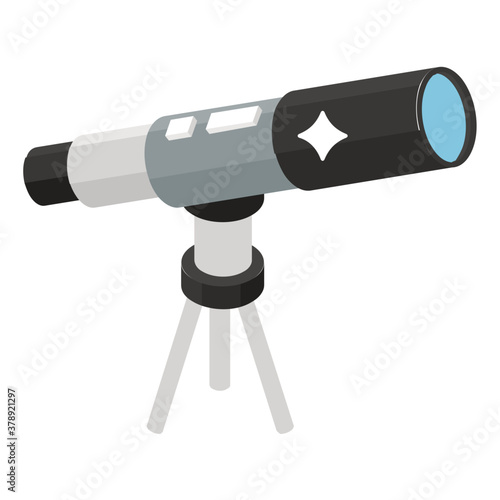 
Telescope field glasses vector design
