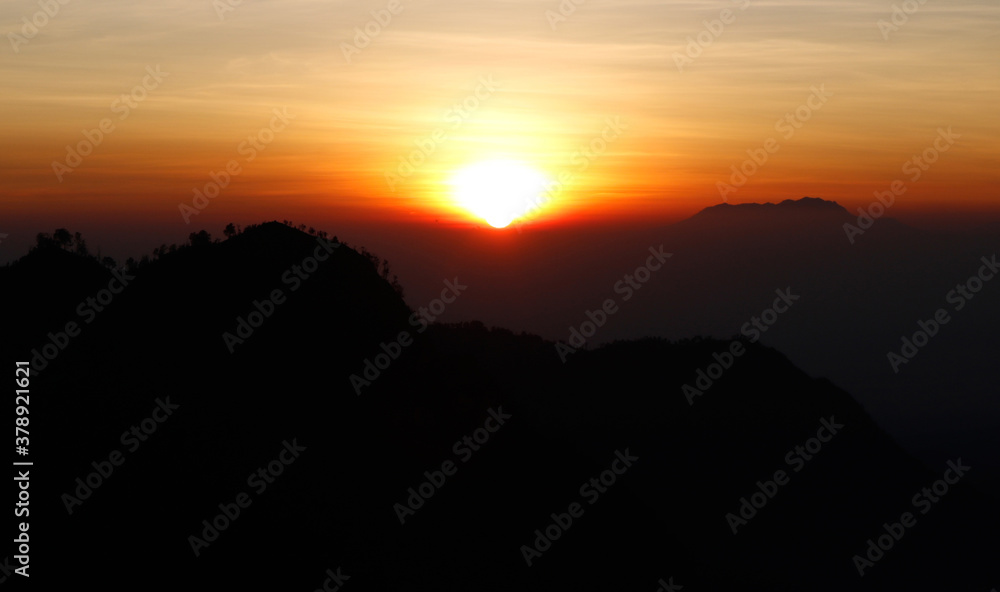 Sunrise over Bromo-Tengger-Semeru NP, Java, Indonesia