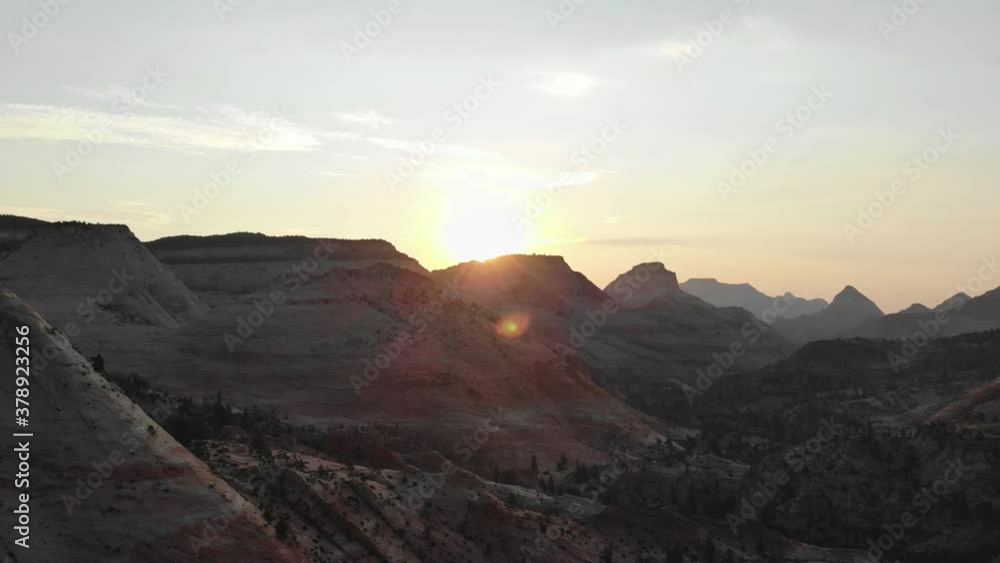 Beautiful view in Zion Canyon National Park is a located in southwestern at sunrise Utah, USA Beautiful view in Zion Canyon National Park is a located in southwestern at sunrise Utah, USA