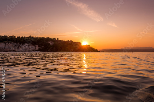 Sirmione,lago di garda, lago , tramonto  photo