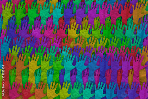 mani  comunit   colori  pace  carta