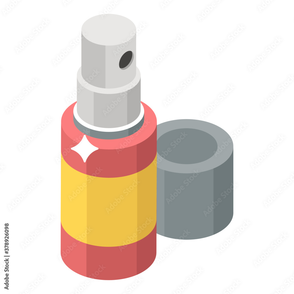 An absorbing liquid icon, isometric style of face toner
An absorbing liquid icon, isometric style of face toner