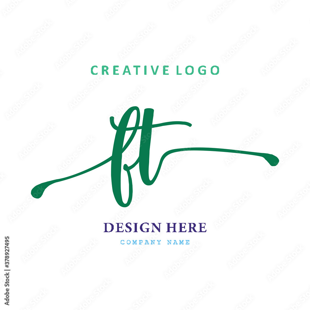 FT lettering logo, simple, elegant, easy to understand and authoritative FT lettering logo, simple, elegant, easy to understand and authoritative