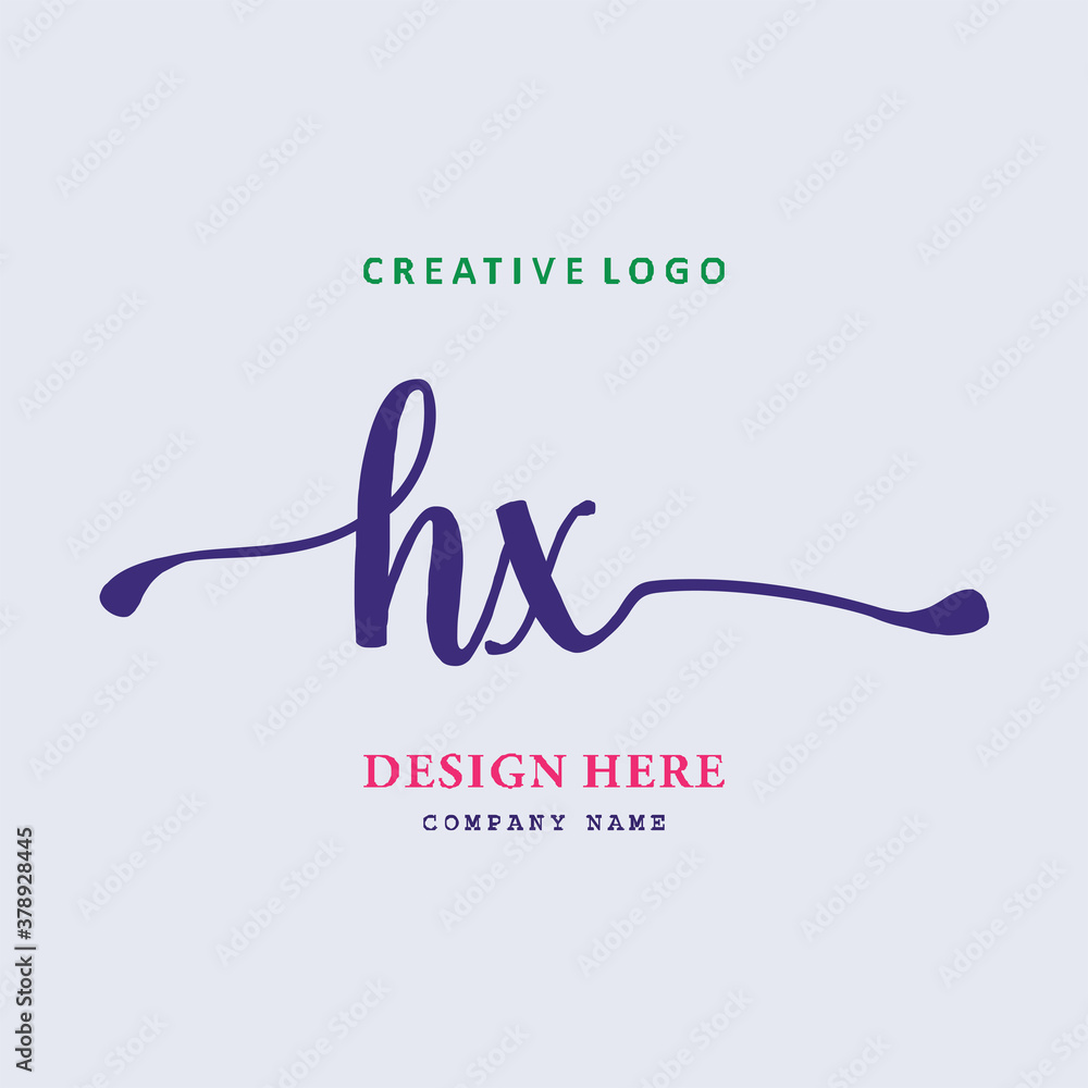 logo HX. composition simple, elegant, easy to understand and authoritative logo HX. composition simple, elegant, easy to understand and authoritative