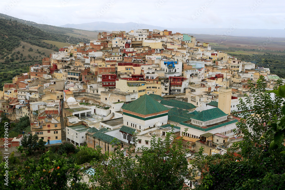 Hill town of Moulay Idris, Morocco