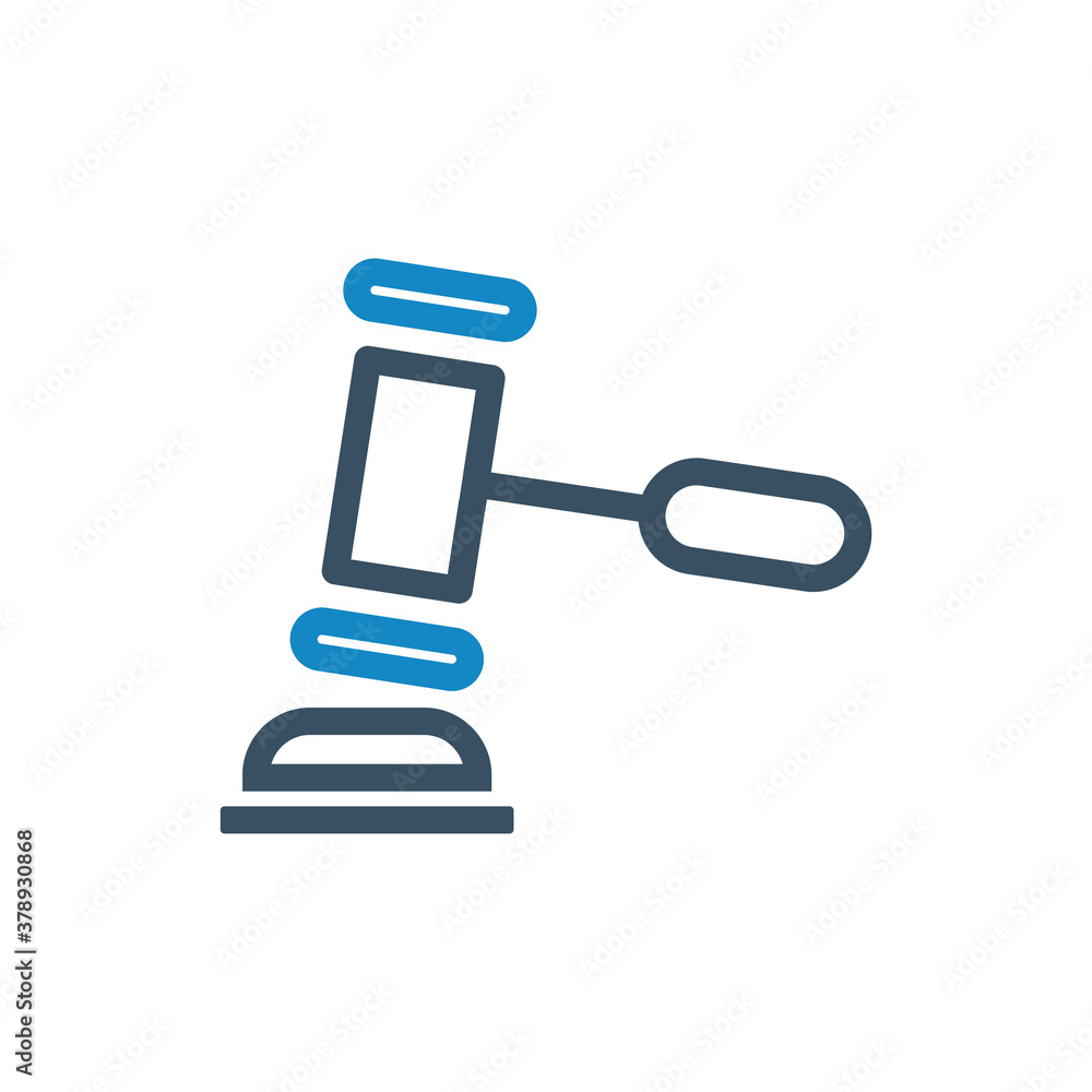 Auction gavel icon (vector illustration) Auction gavel icon (vector illustration)