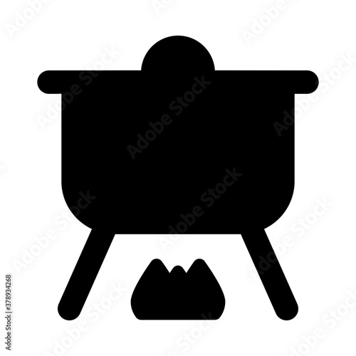 
Cooking food icon design, an editable vector of homemade food 
