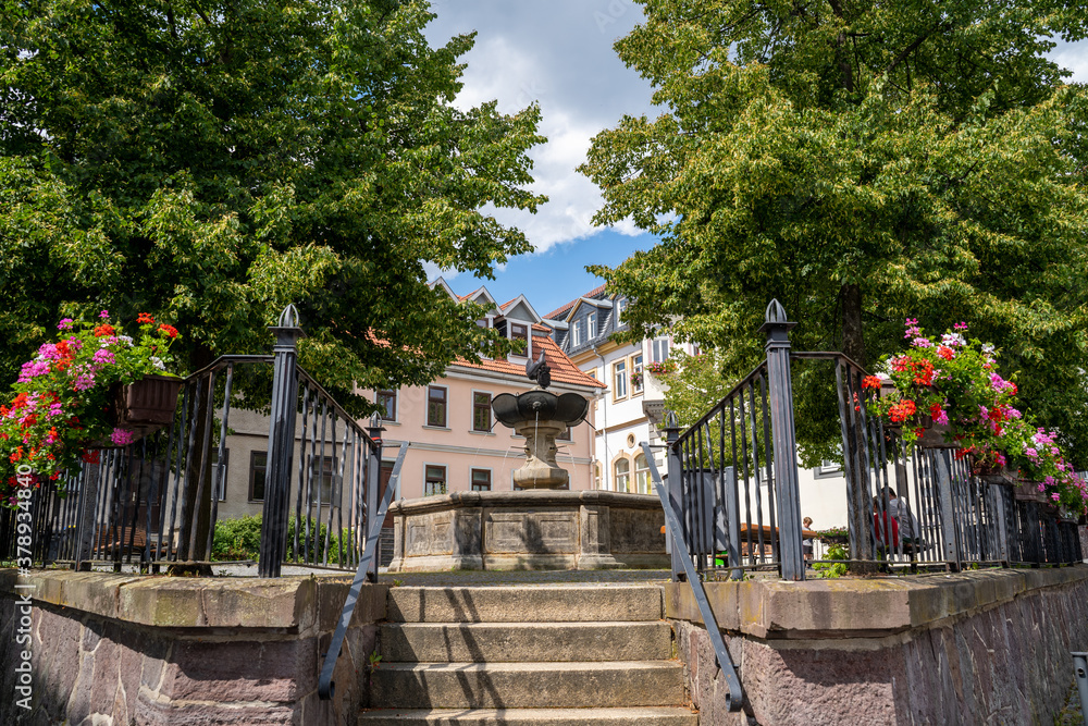 Brunnen in Ilmenau in Thüringen