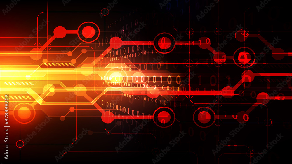 Abstract futuristic digital technology background. Illustration Vector Abstract futuristic digital technology background. Illustration Vector