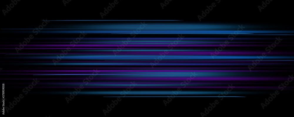 Abstract blue light trails in the dark, motion blur effect
Abstract blue light trails in the dark, motion blur effect