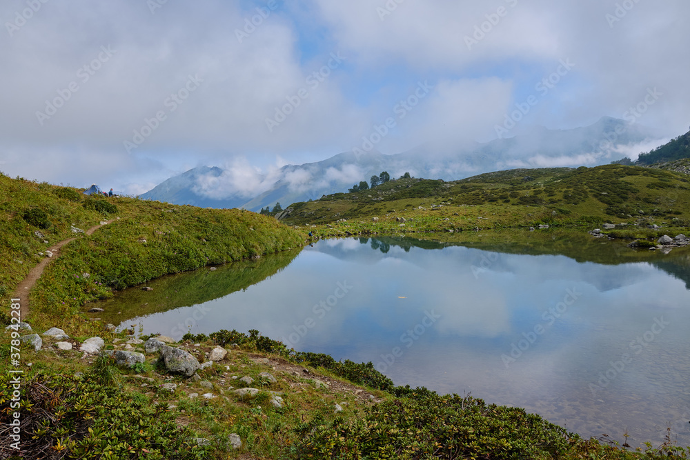 Sofia lakes in the mountains of Arkhyz, Russia
