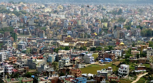 Kathmandu, the capital of Nepal.  Metropolis Kathmandu the centre of Nepal's history, art, culture, and economy. It has a multi-ethnic population within a Hindu and Buddhist. 