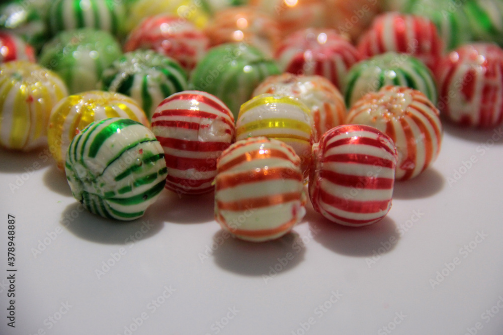 Fototapeta premium delicious and colorful candy varieties