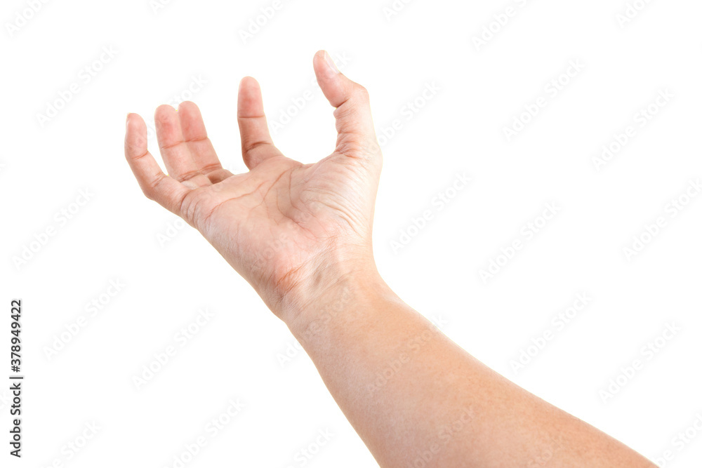 Male asian hand gestures isolated over the white background. .Strain POSE. Male asian hand gestures isolated over the white background. .Strain POSE.