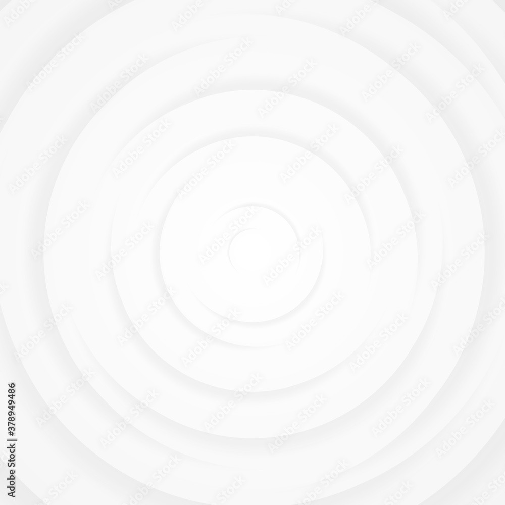 White gray circles abstract background.3D illustration with paper cut style. White gray circles abstract background.3D illustration with paper cut style.