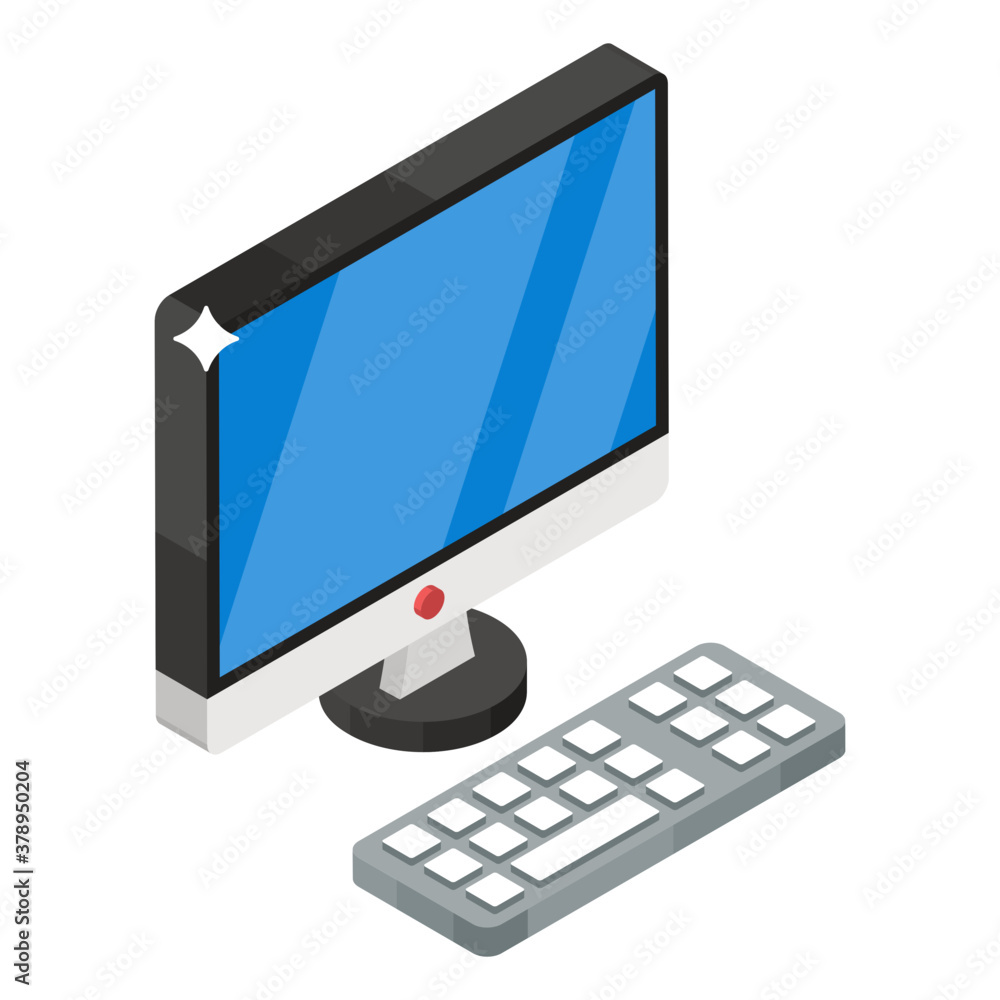 Computer vector in editable isometric style
Computer vector in editable isometric style