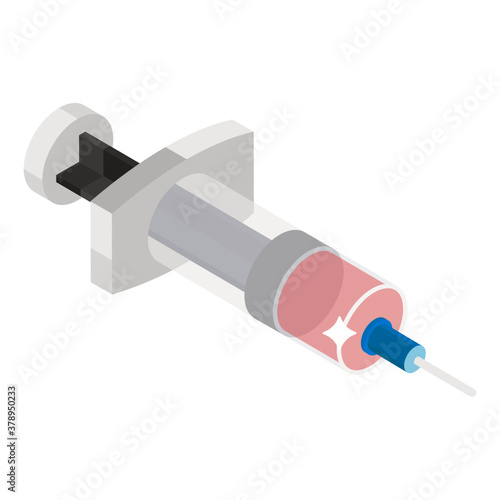
Sql injection icon design, isometric vector of attack prevention 
