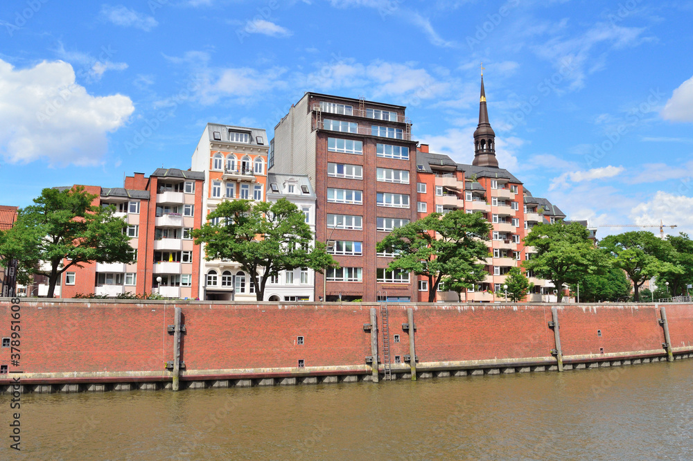 Obraz premium Beautiful quay in Hamdurg