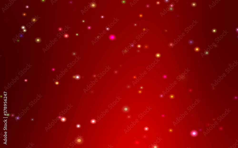 Christmas colorful starry on red black gradient background. Christmas colorful starry on red black gradient background.