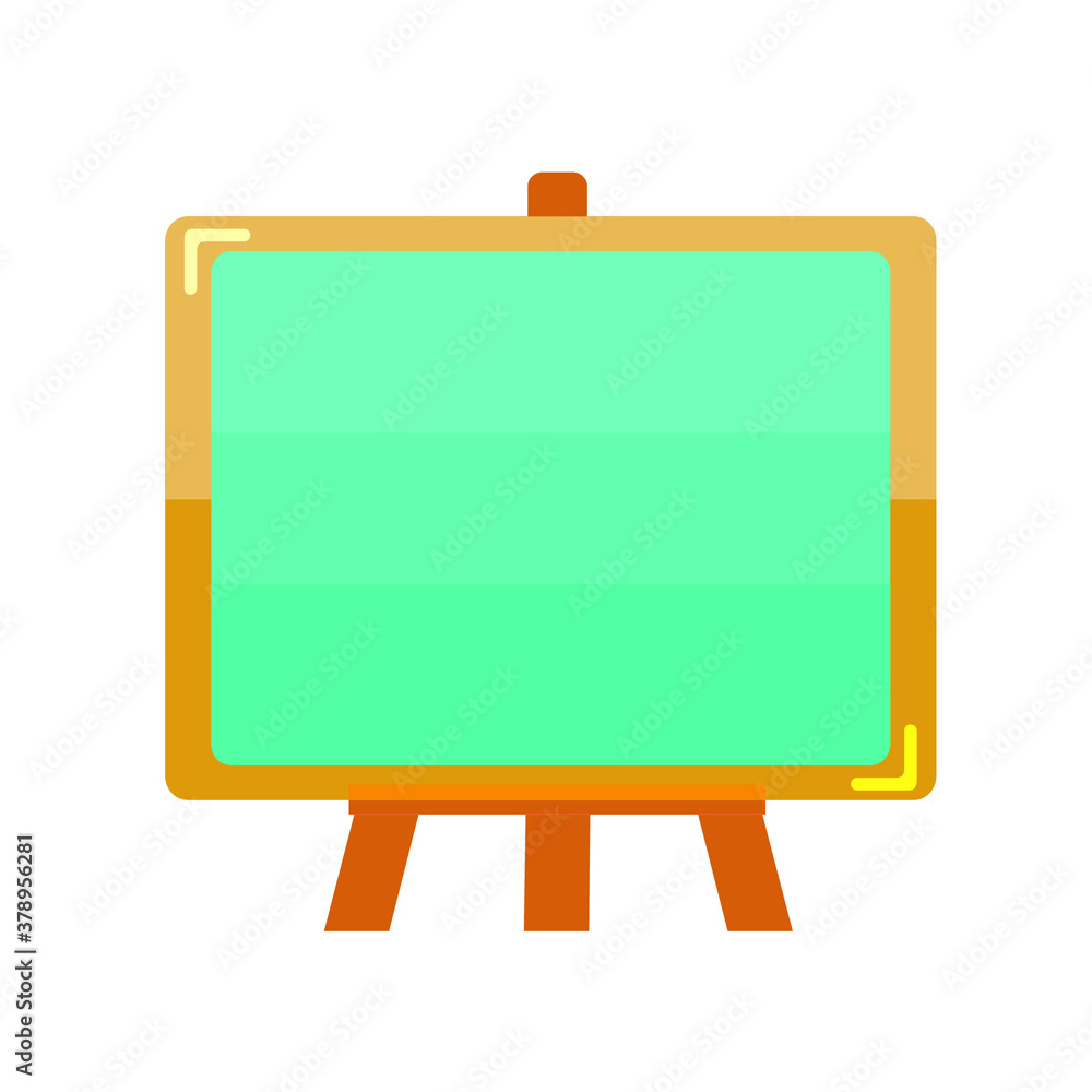 easel with blank board easel with blank board