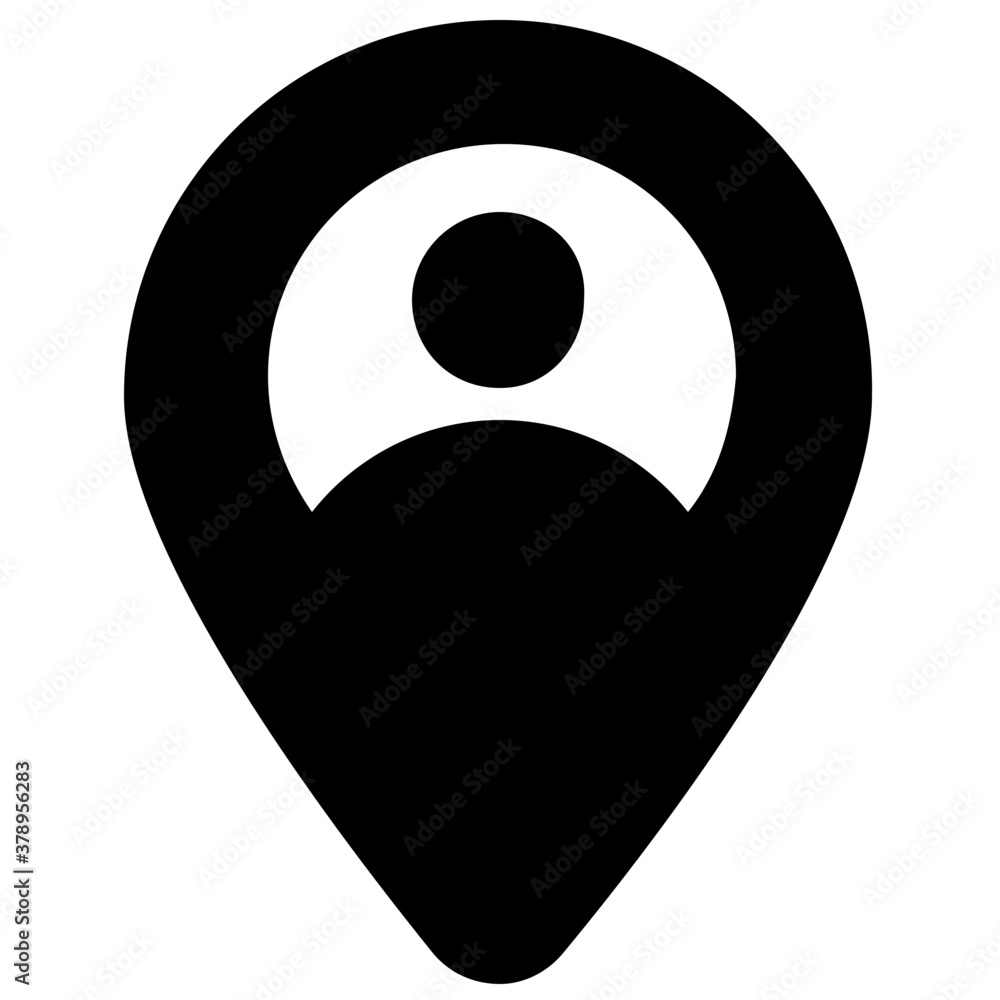 User location icon, style of location pin in editable style
User location icon, style of location pin in editable style