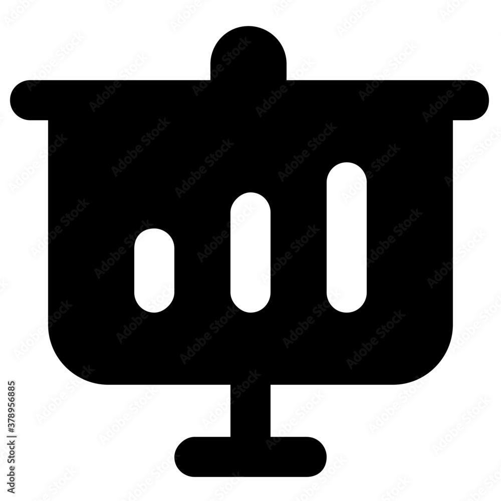 
Modern filled vector of business presentation 
