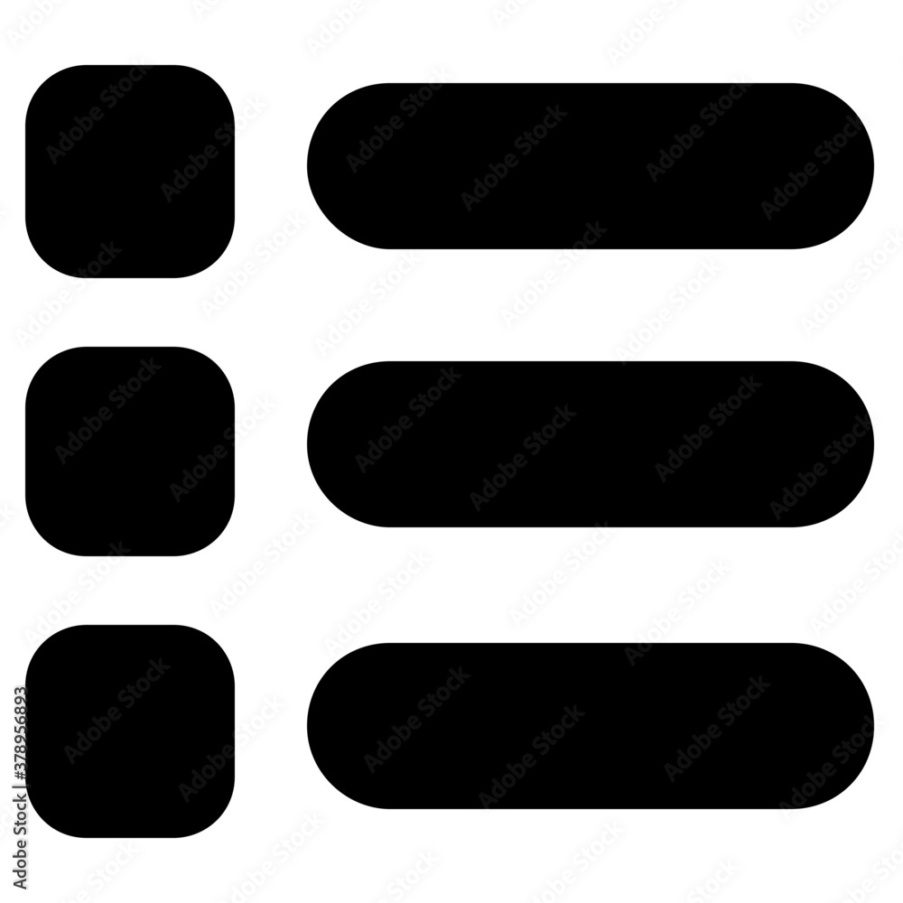 Vector of bullet points document, glyph icon
Vector of bullet points document, glyph icon